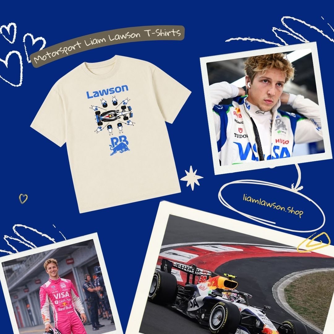 Motorsport PTTT1806  Liam Lawson T-Shirts